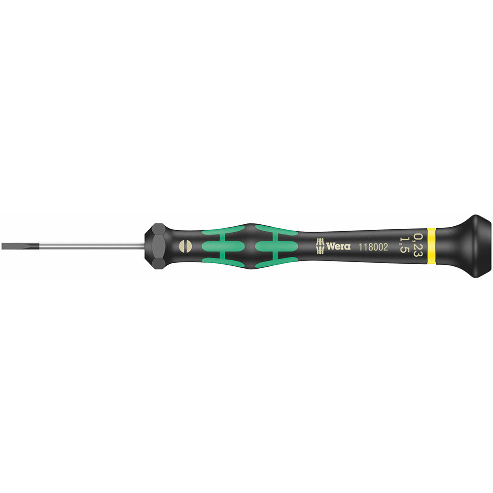 Wera Kraftform 2035 Micro Screwdriver - Slotted Tip 1.5 Mm