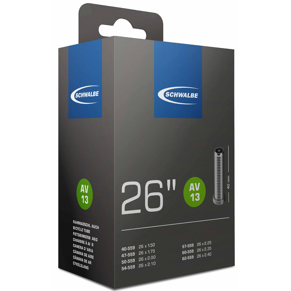 Schwalbe AV13 26 x 1.5/2.5 Schrader 40mm cycle bike inner tube
