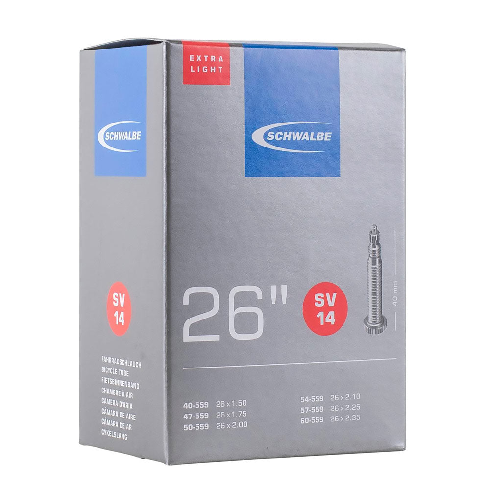 Schwalbe SV14 Extra Light 26x1.5/2.35 40mm cycle bike inner tube