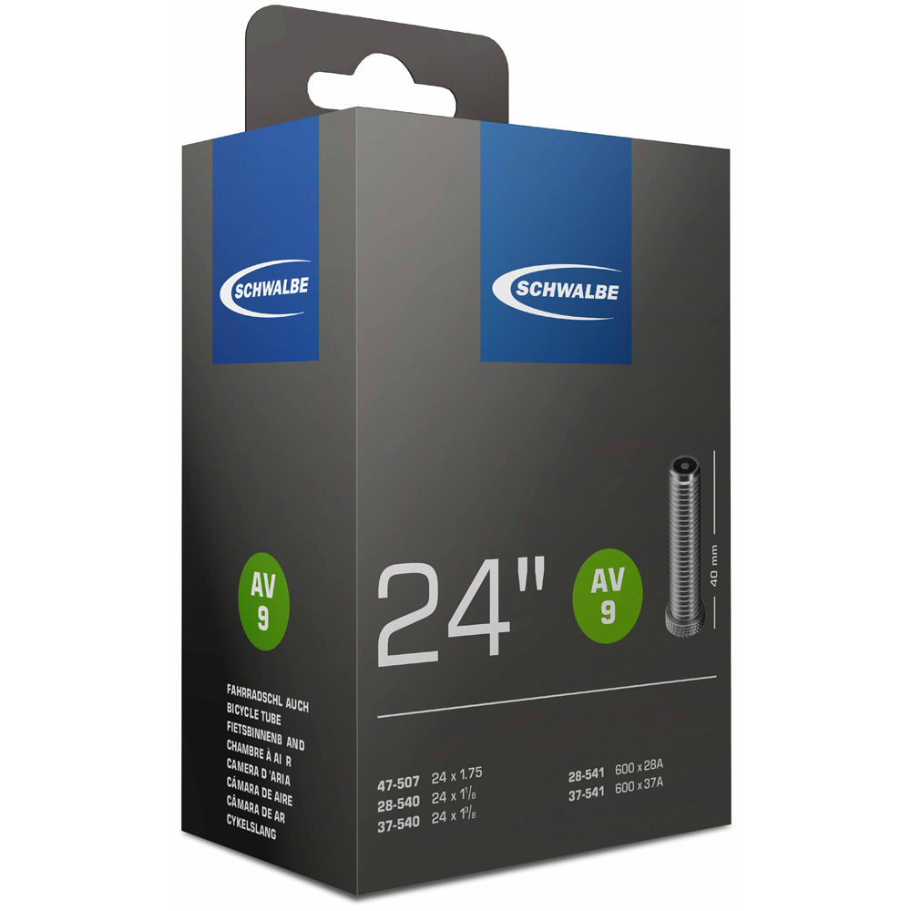 Schwalbe Men's Camere Auto Tube 24 inches Black