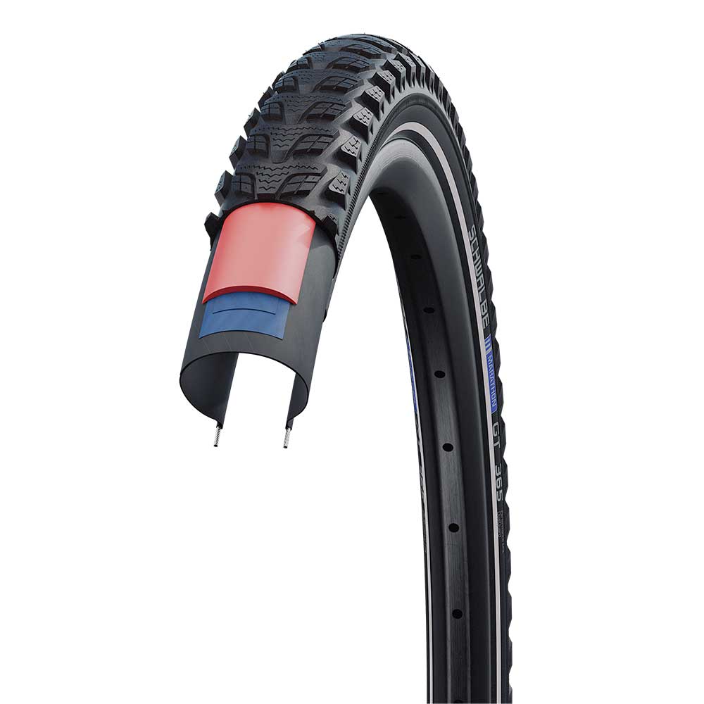 Schwalbe Marathon GT 365 Dualguard 700x38 Blk/Refl cycle bike tyre
