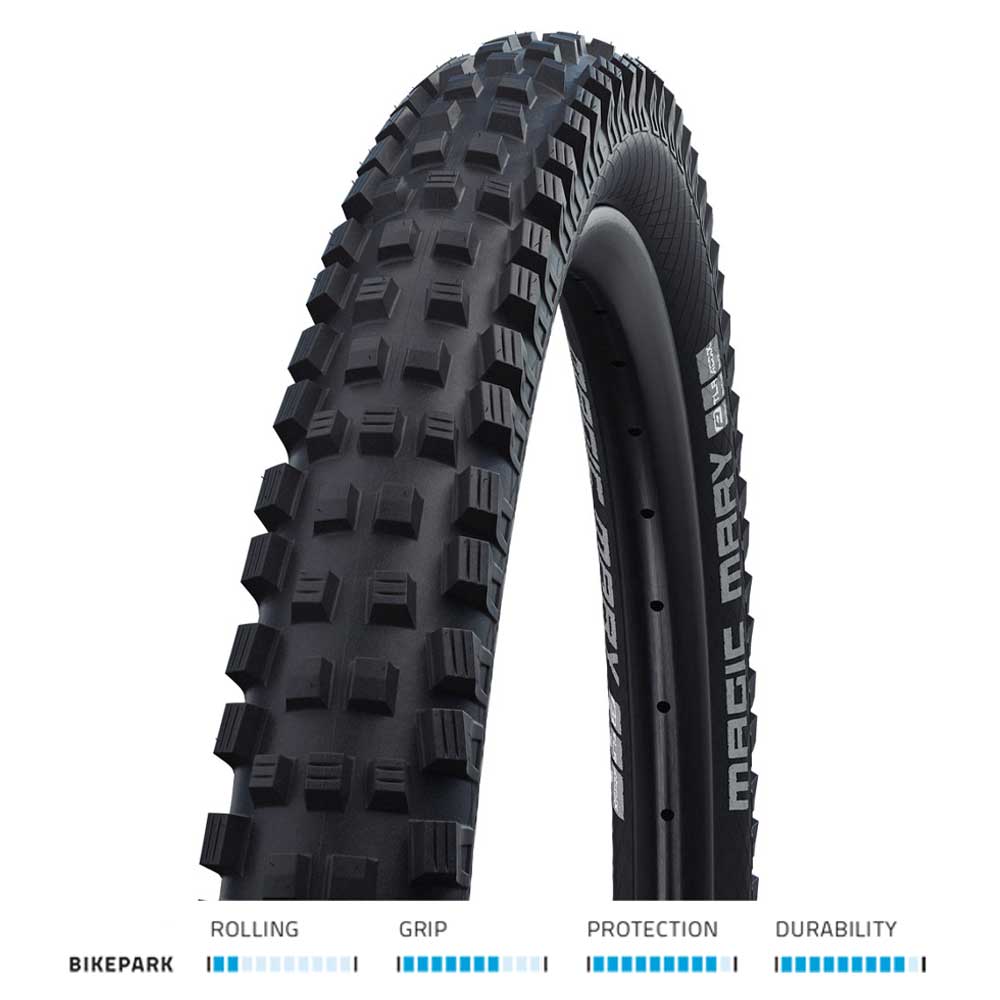 Schwalbe Magic Mary Performance TwinSkin TLE Folding Tyre, Black, 62-584 (27.5x2.40