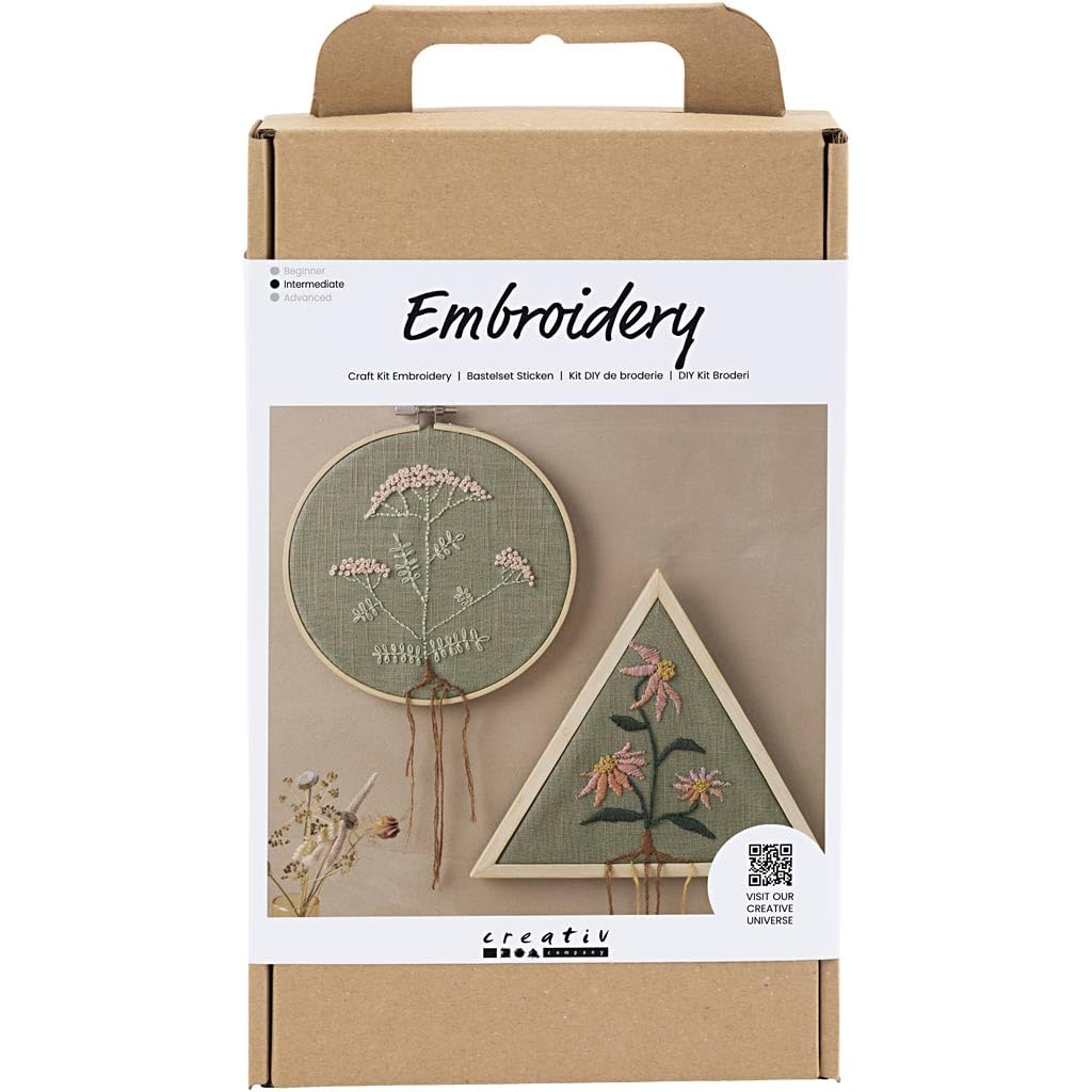 Creativ Embroidery Kits, Acrylic, Dusty Green, One Size