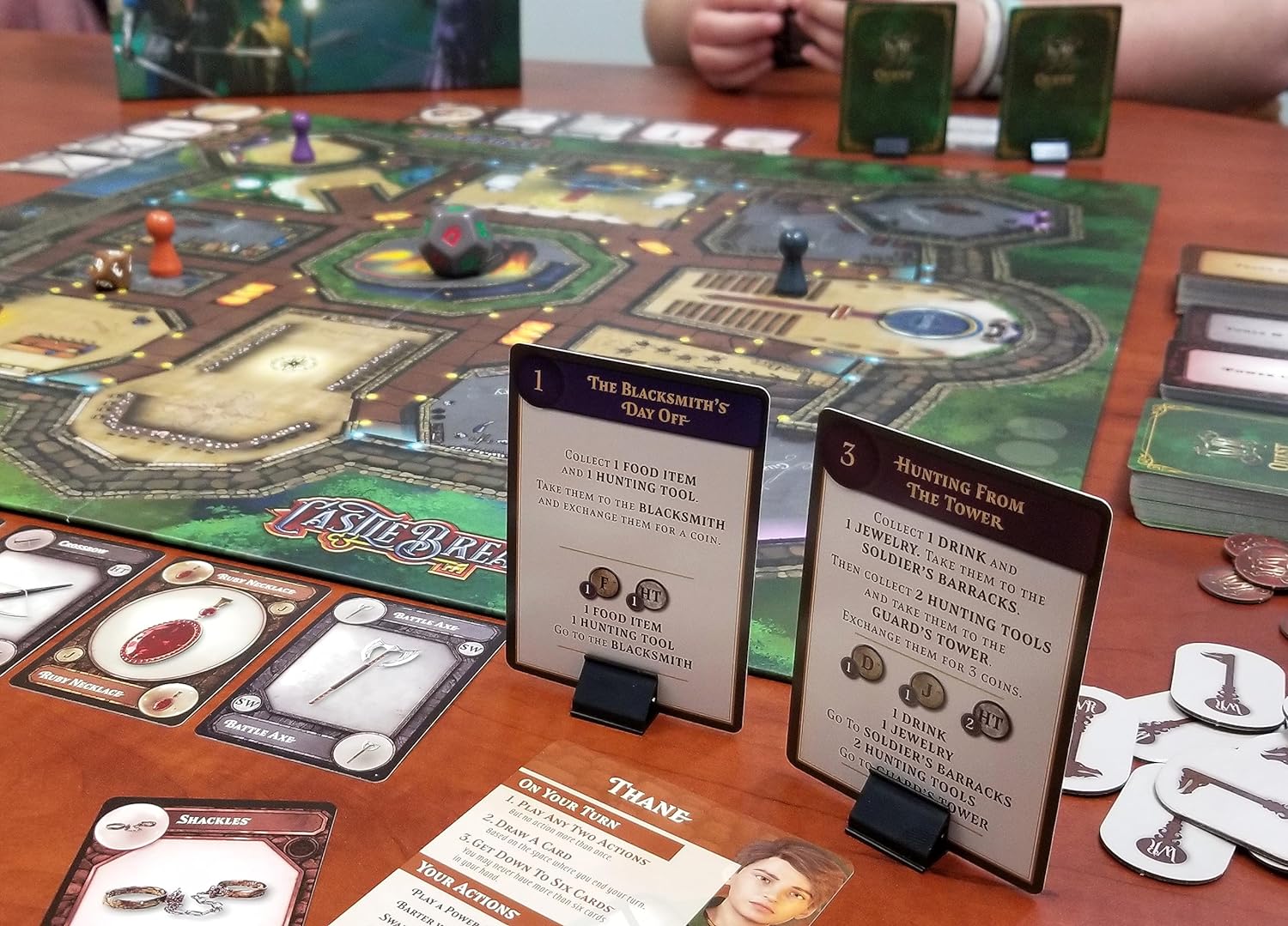 Castle Break Board Game | Strategy Board Game | Family Game for Adults and Kids | Medieval Adventure | Ages 10 and up | 2-4 Players | 45-60 Minutes