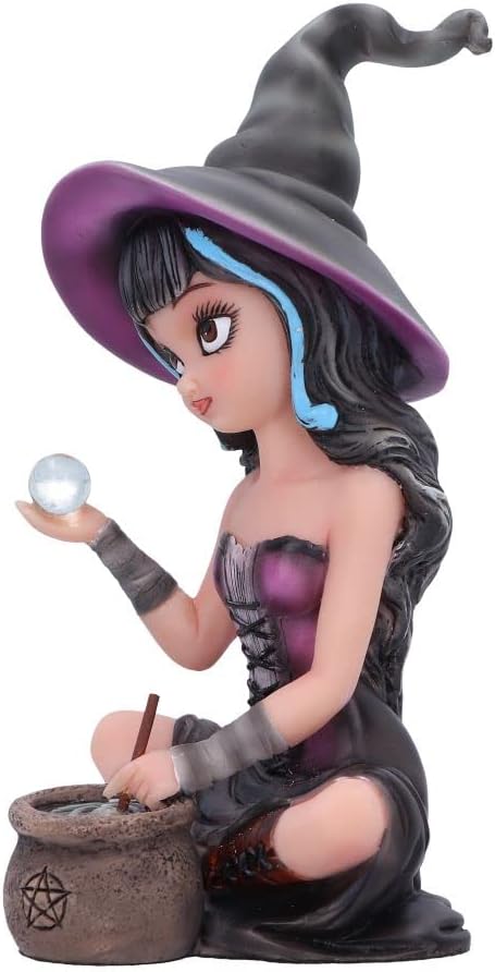 Nemesis Now Pruedence Witch Figurine, Black, 15cm