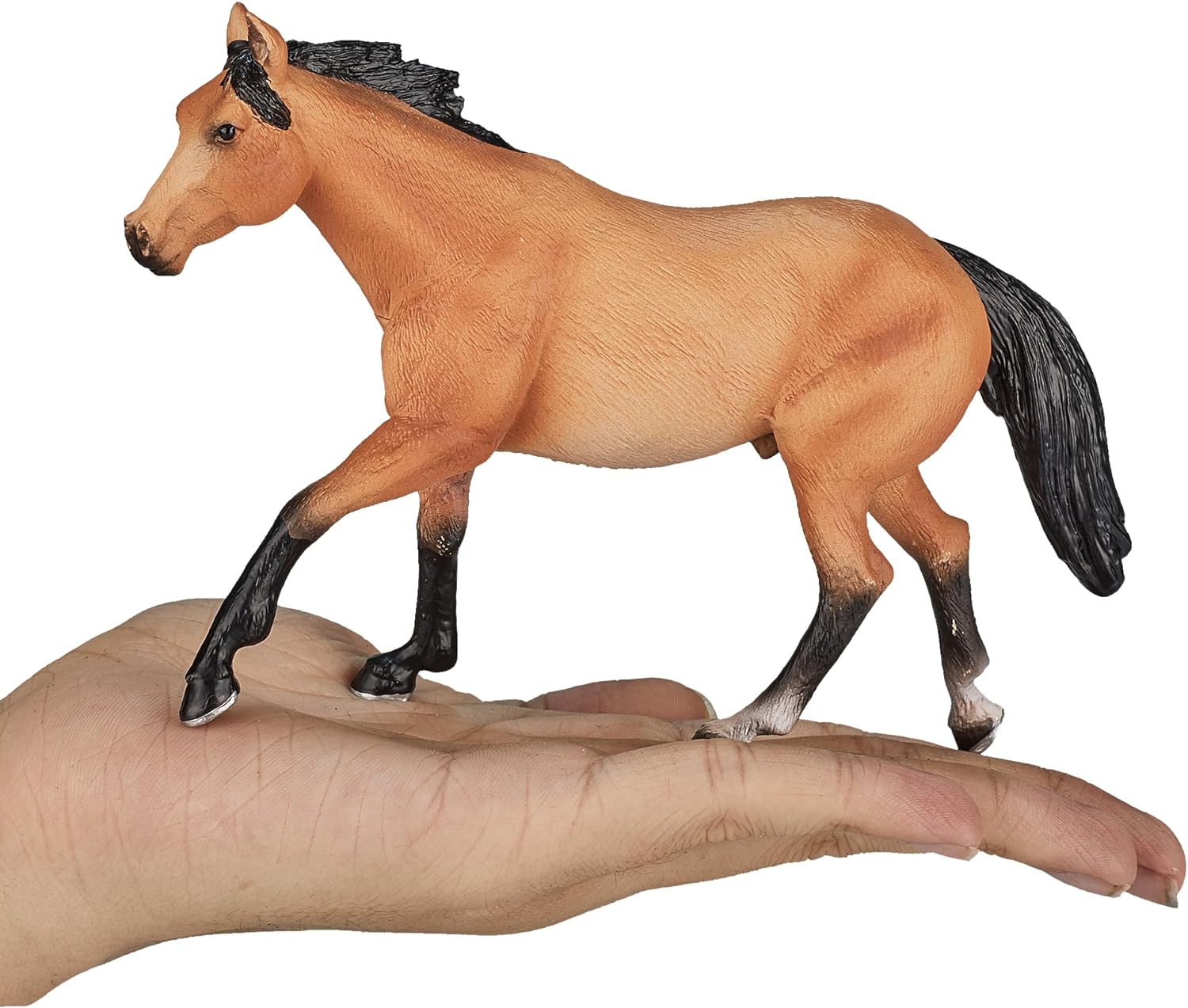 MOJO Quarter Horse Buckskin Farm Animal Model Toy Figure