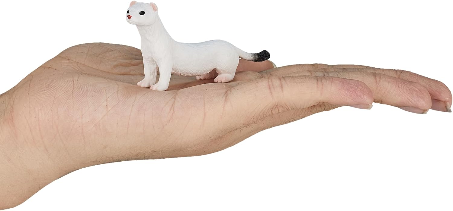 MOJO Ermine Woodland Wildlife Animal Model Toy Figure