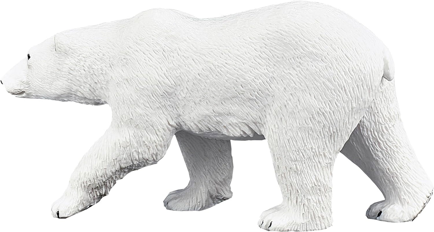 MOJO - Polar Bear | Hand-Painted Toy Figure | Wildlife Collection | True to Life & Highly Detailed | Designed in UK