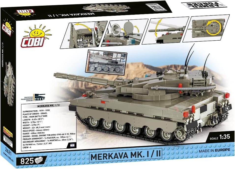 COBI Armed Forces Merkava Mk. I/II Israeli Main Battle Tank
