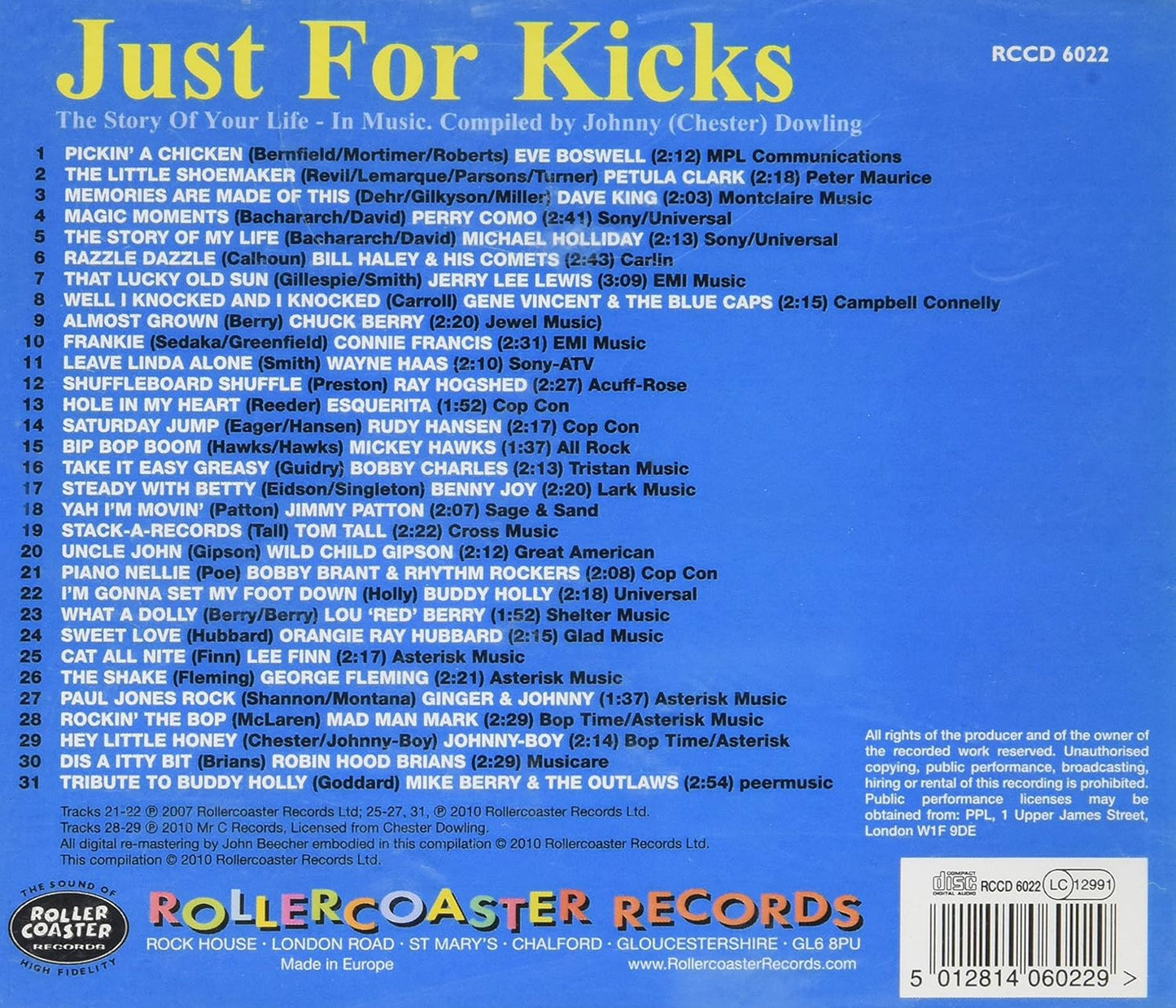 Just For Kicks - The Story of YOUR Life