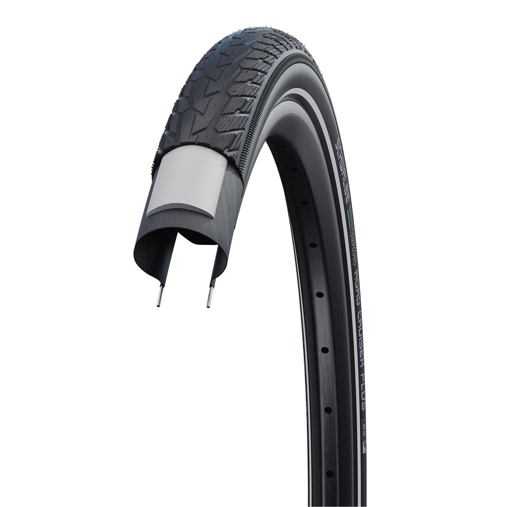 Schwalbe Road Cruiser Plus PunctureGuard 47-406 Bicycle Tyres 20 x 1.75 Inches