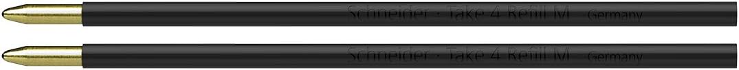 Schneider Take 4 Ballpoint Refills 2 Items Black Black 2 Items