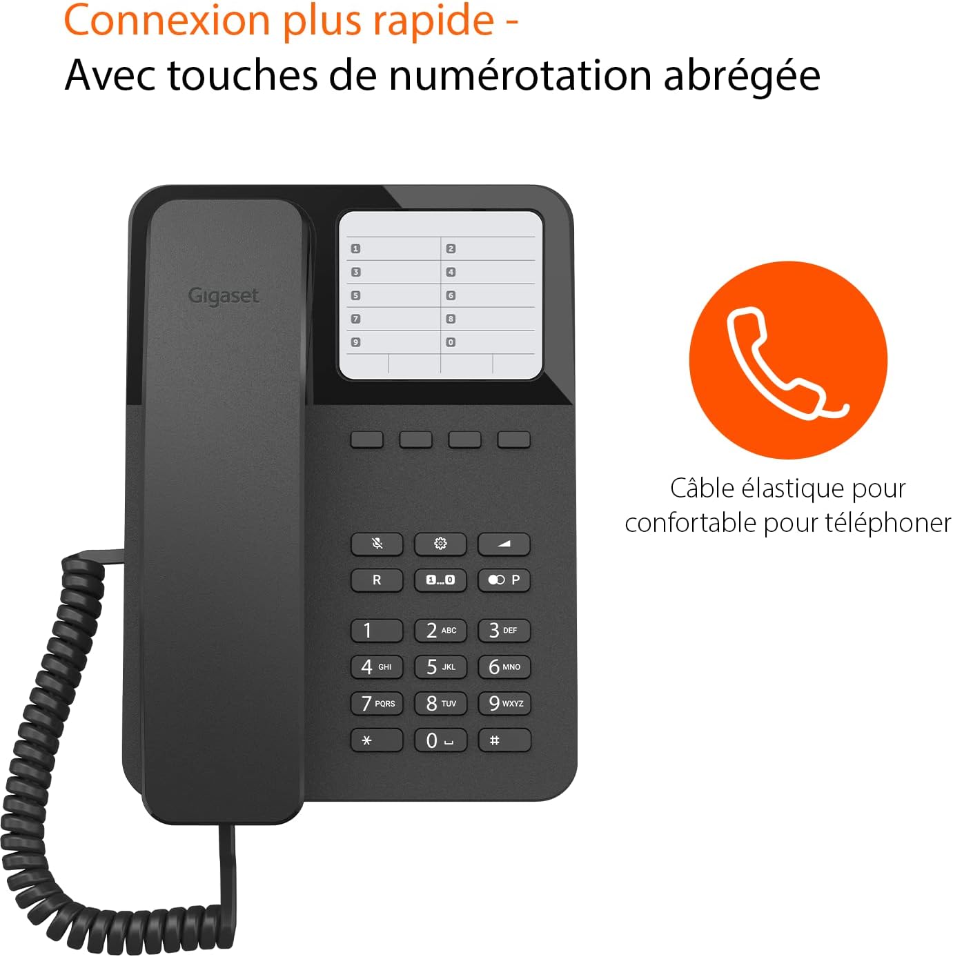 Wireless Phones Brand GIGASET Model GIGASET Desk 400 Black