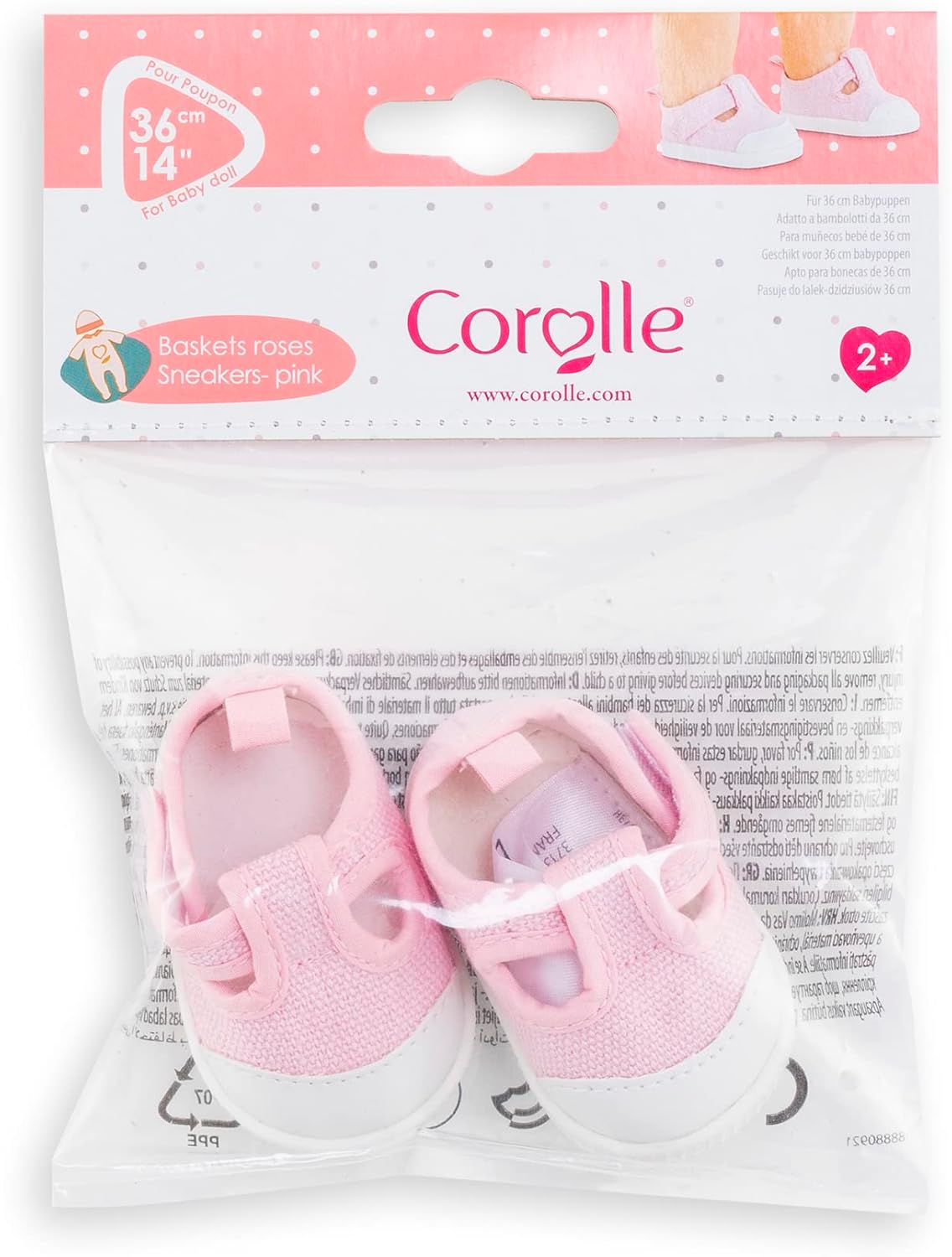 Corolle - 9000141510 Pink Trainers for 36 cm Doll