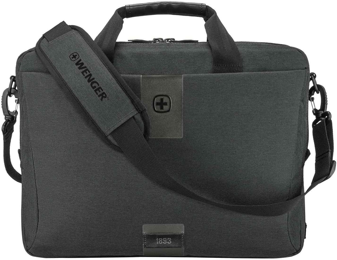 Wenger MX ECO Brief, 16" Laptop Briefcase, Charcoal