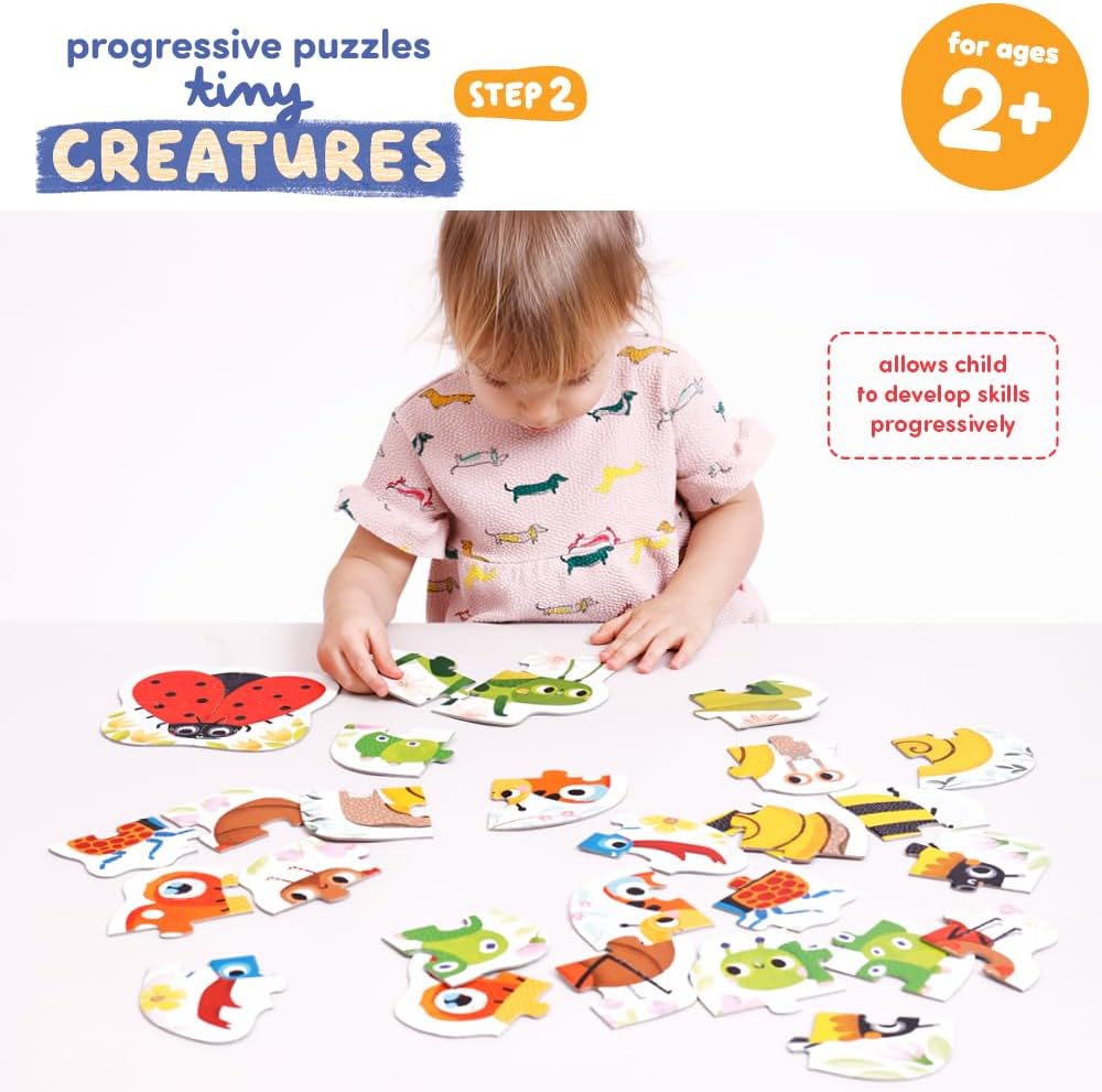 Banana Panda - Banana Panda - Oplopende Puzzels Kleine Diertjes - 33st.