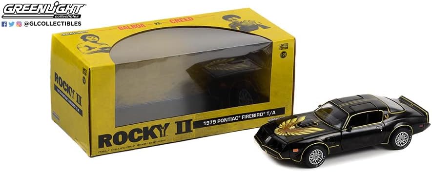 Greenlight 84171 Rocky II 1979 Firebird Trans Am 1:24 Scale Diecast Model