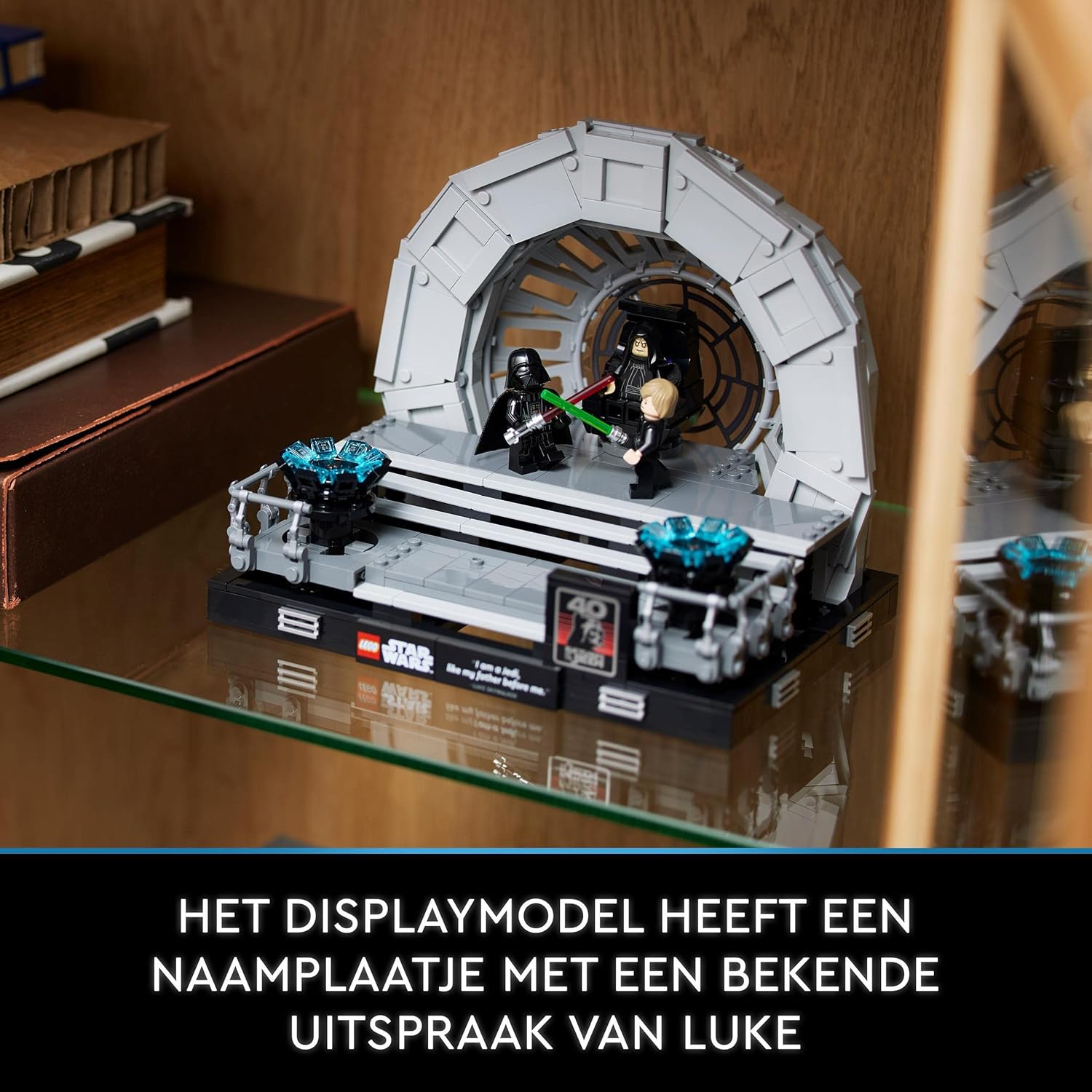 LEGO 75352 Star Wars Emperor's Throne Room Diorama, Return of the Jedi 40th Anniversary Lightsaber Dual Set, Collectible Gift for Adults with Luke Skywalker and Darth Vader Minifigures Single
