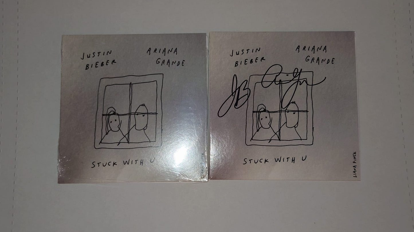 Justin Bieber & Ariana Grande - Stuck With U - CD Single Alternate Cover Window Limited Edition