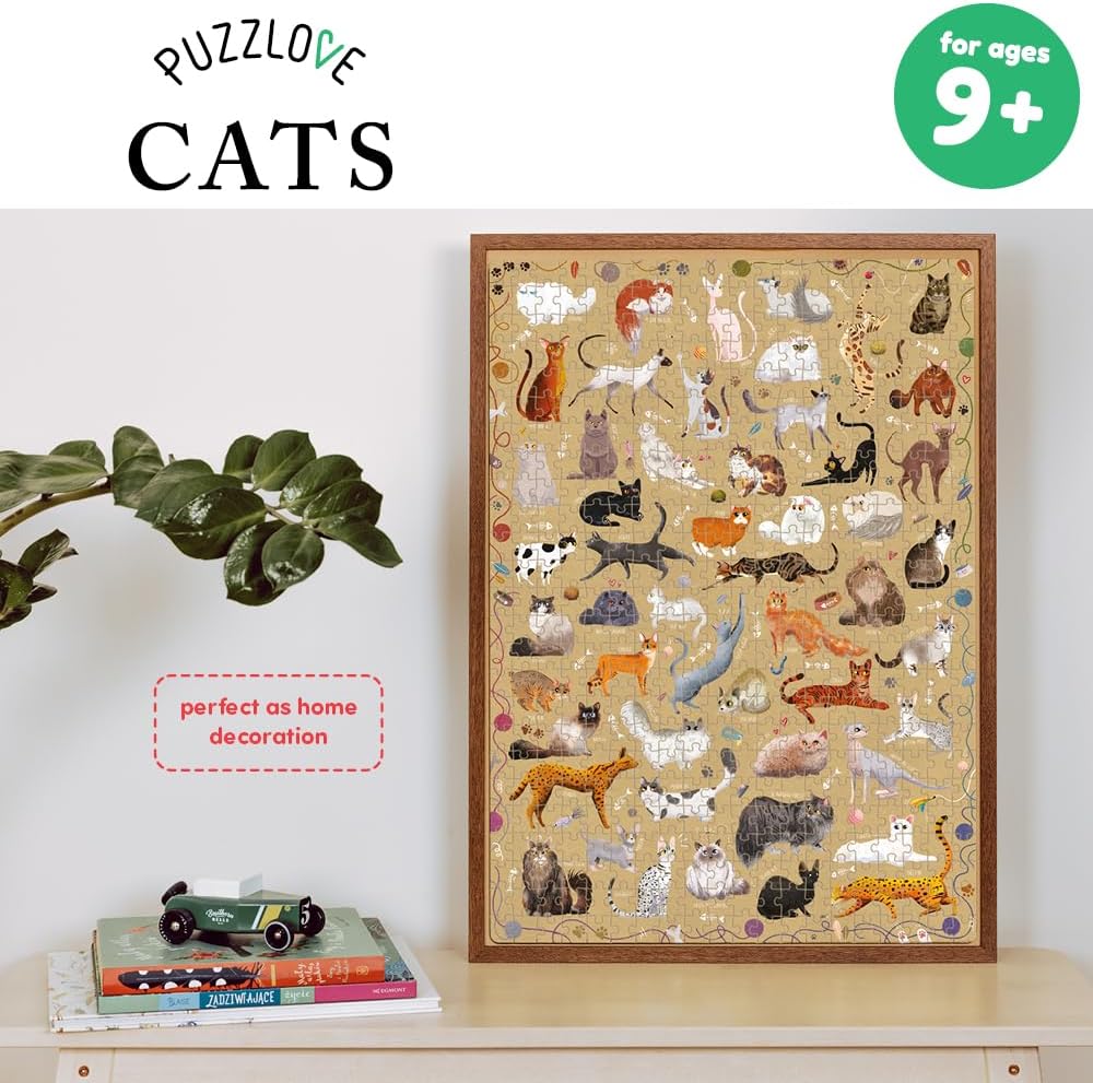 Banana Panda Puzzlove Jigsaw Puzzle - Cats - 500 pcs