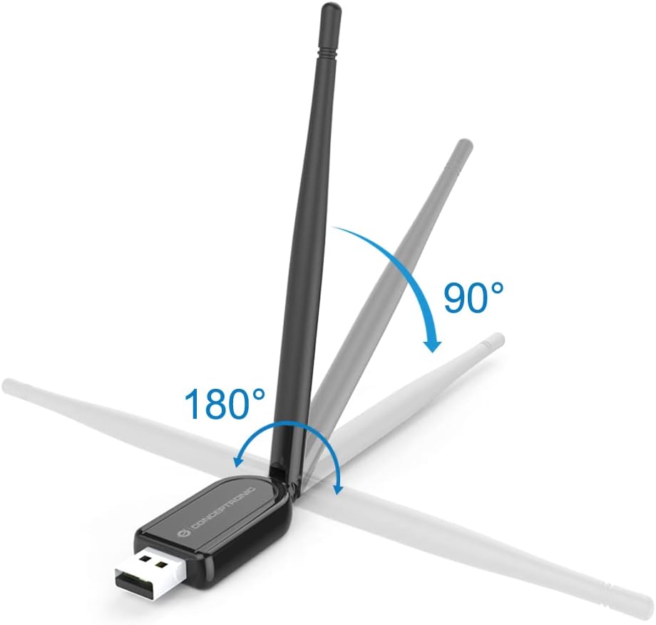 CONCEPTRONIC Bluetooth Adaptor 5.1 NanoUSB 10-20 m Black