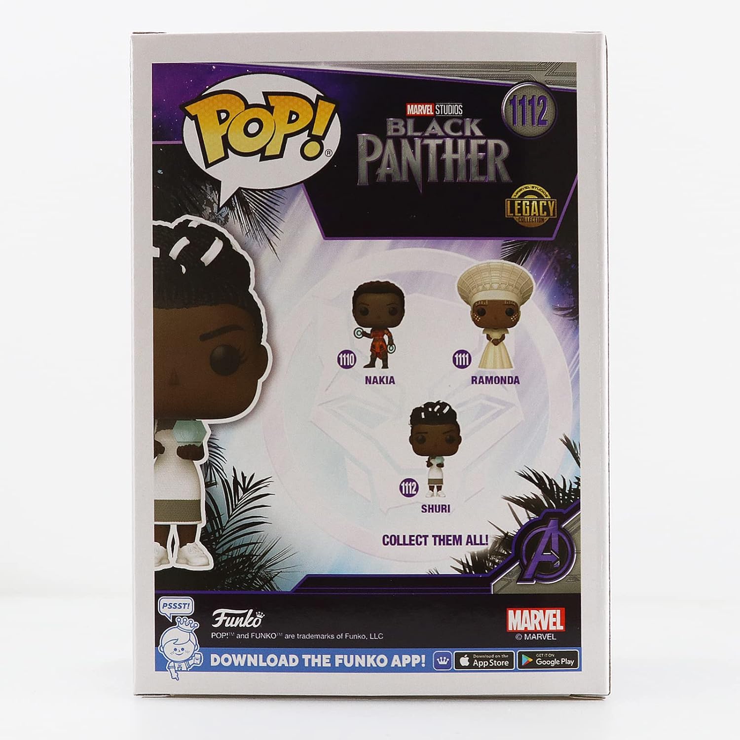 Funko 64872 Shuri Bobble-Head Vinyl Figure, Black