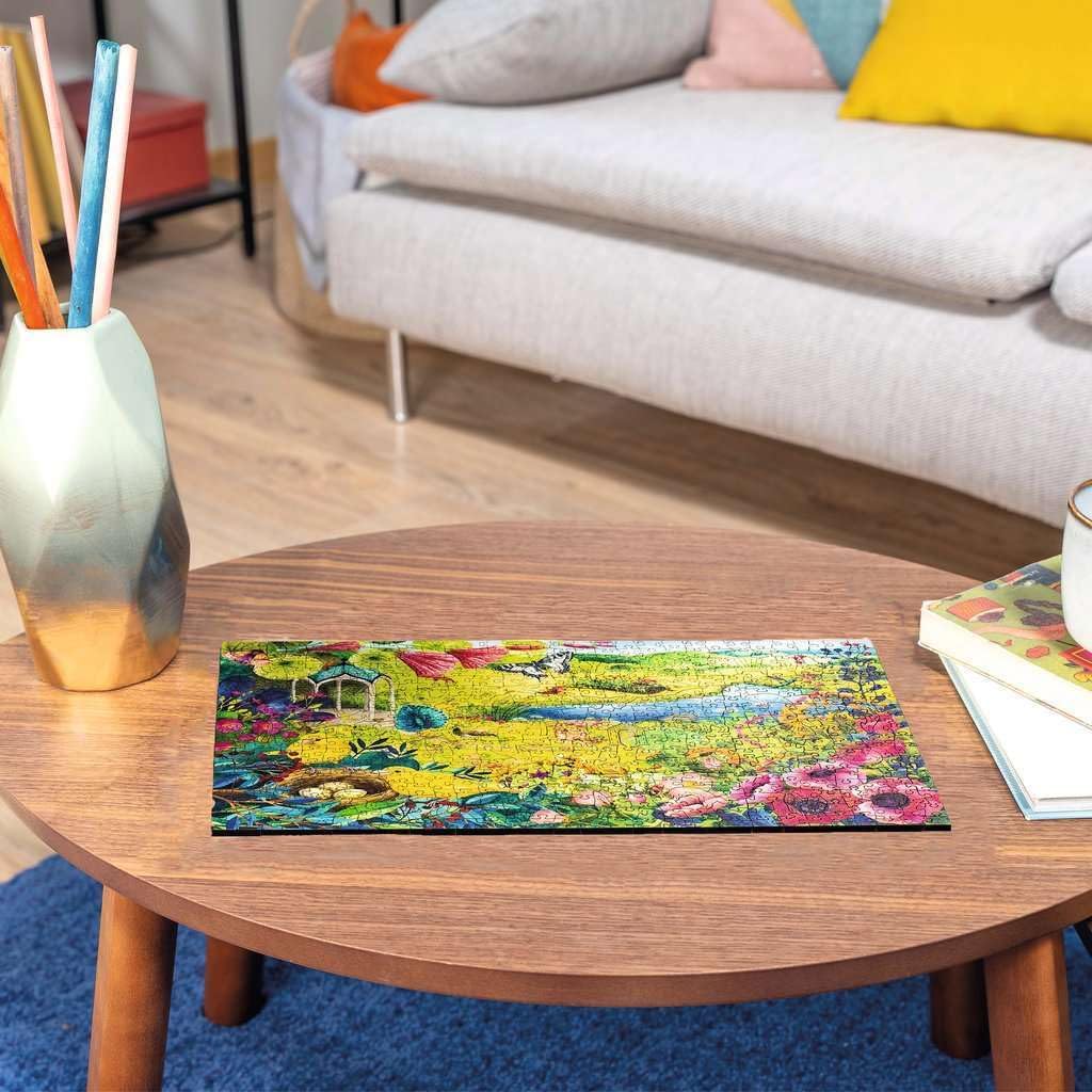 Ravensburger Wooden Jigsaw Puzzle for Adults and Kids Age 14 Years Up - Wildlife Garden 500 Pieces