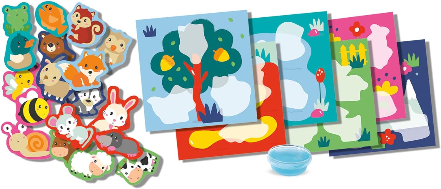 SES Creative My First - Where do I Live? Sticking Animals