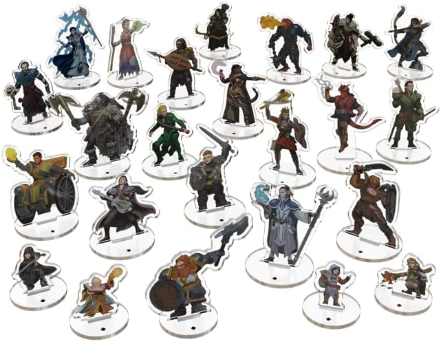 D&D Idols of The Realms: Wizards & Warriors – 2D Set