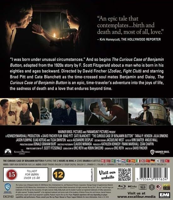 The Curious Case of Benjamin Button /Movies/Standard/BLU-Ray Brand
