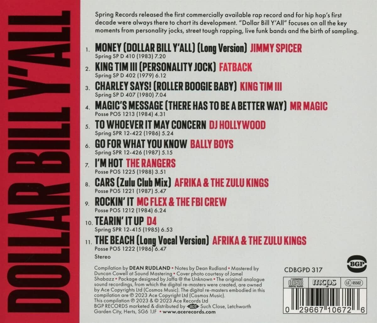 Dollar Bill Y'all: Spring Records and the First Decade of Hip Hop