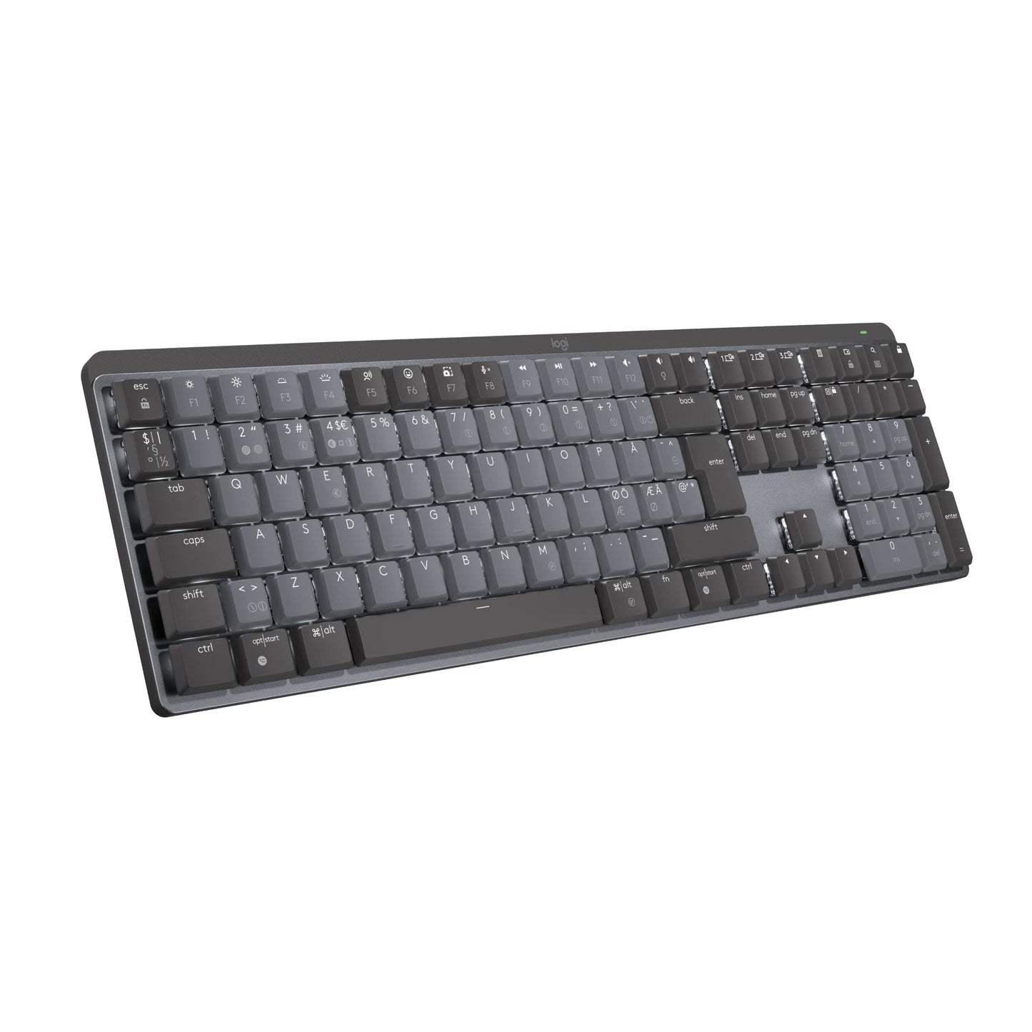 Logitech - Mx Mechanical Wireless Illuminated Keyboard - Nordic - Lineair Switch