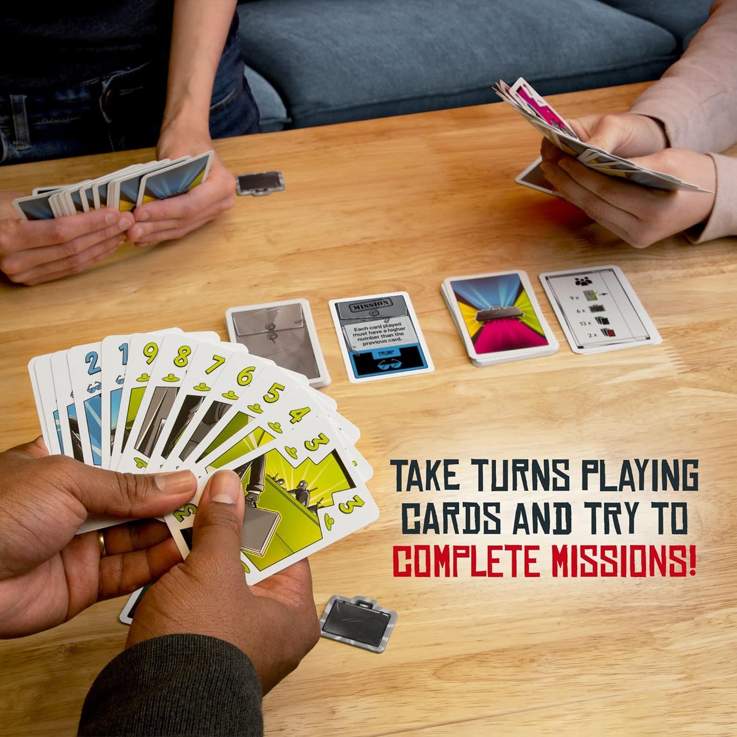 Thames & Kosmos - Inside Job - Social Deduction Game - Card Game - Family Games - 3-5 Players, Ages 10+ - 682484