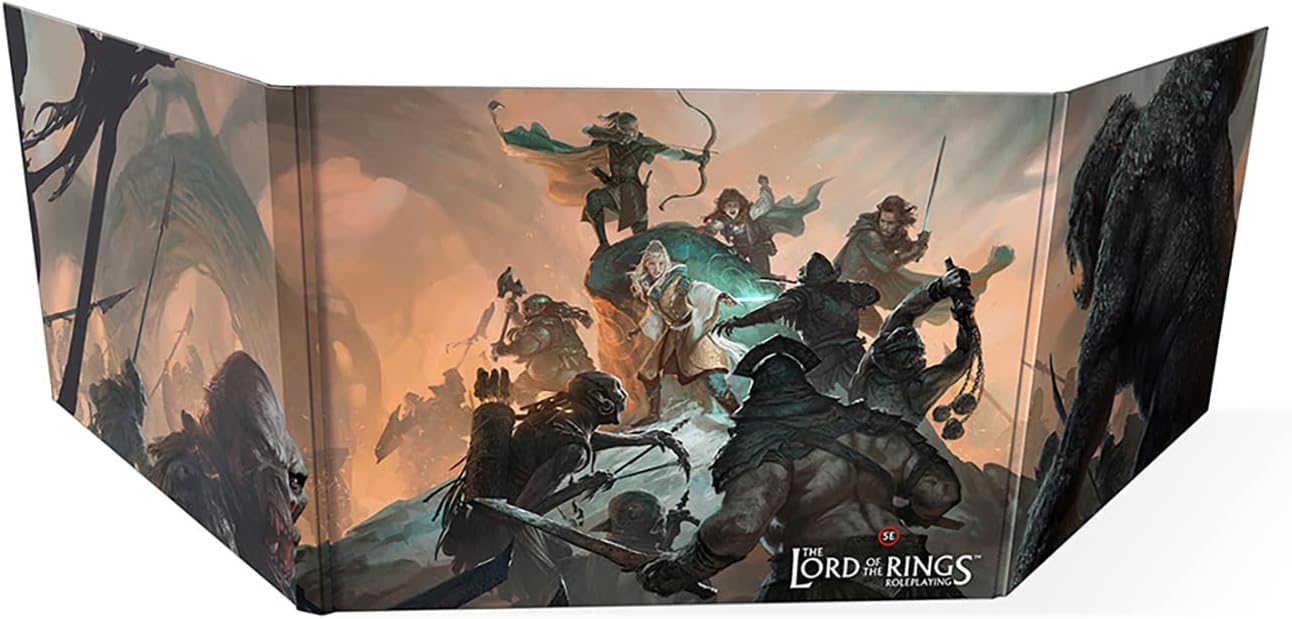 The Lord Of The Rings: RPG 5E - Loremaster's Screen & Rivendell Compendium - RPG Accessory, LOTR Roleplaying Game, Gamemaster Tool, New Information & Map, Adventure Through Middle Earth