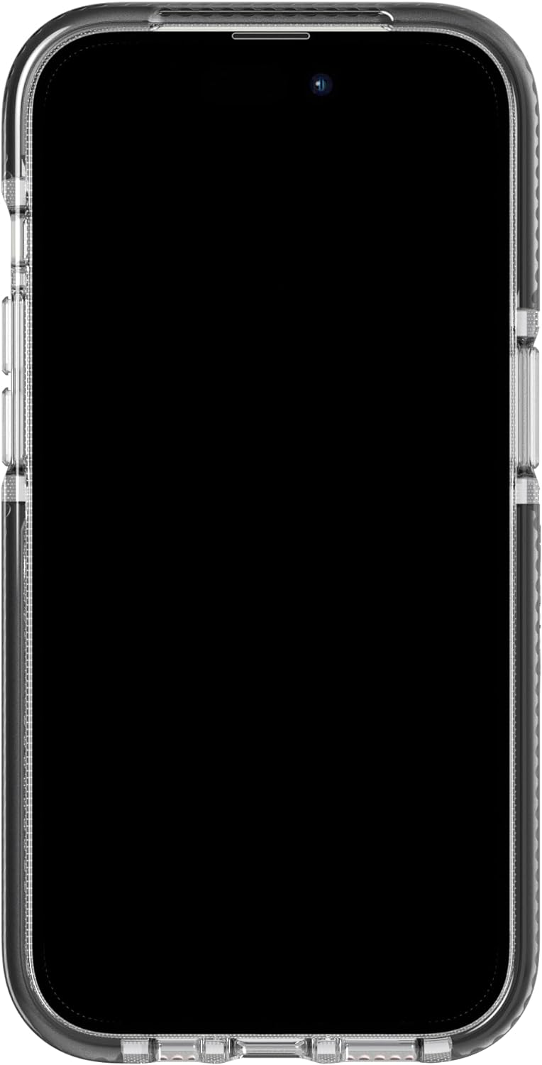 tech21 - Evo Crystal MagSafe iPhone 14 Pro Cover - Clear/Graphite