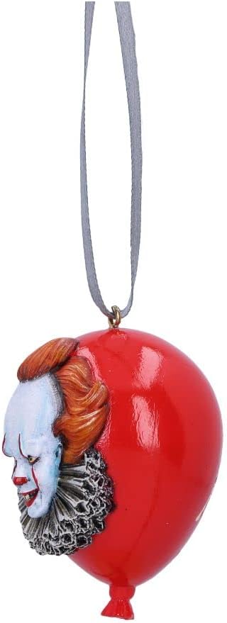 Nemesis Now Officially Licensed IT Time to Float Hanging Ornament, Red, 6cm
