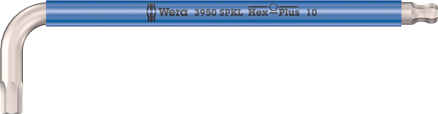 Wera 05022669001 3950/9 Hex-Plus Multicolour Stainless 1 Winkelschlüsselsatz, metrisch, Edelstahl, 9-teilig