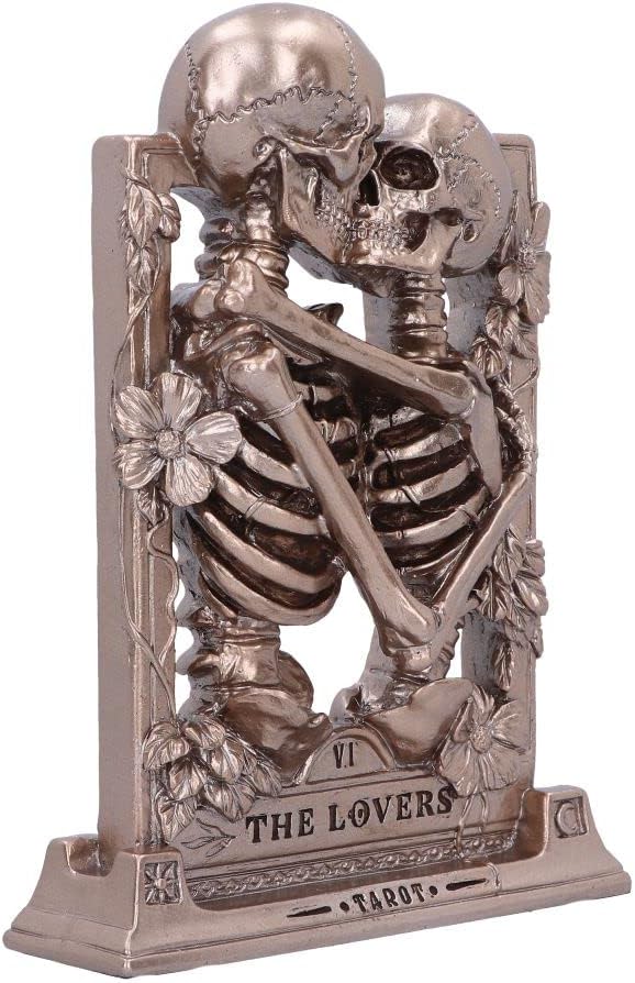 Nemesis Now The Lovers Skeleton Figurine, Gold, 20.5cm