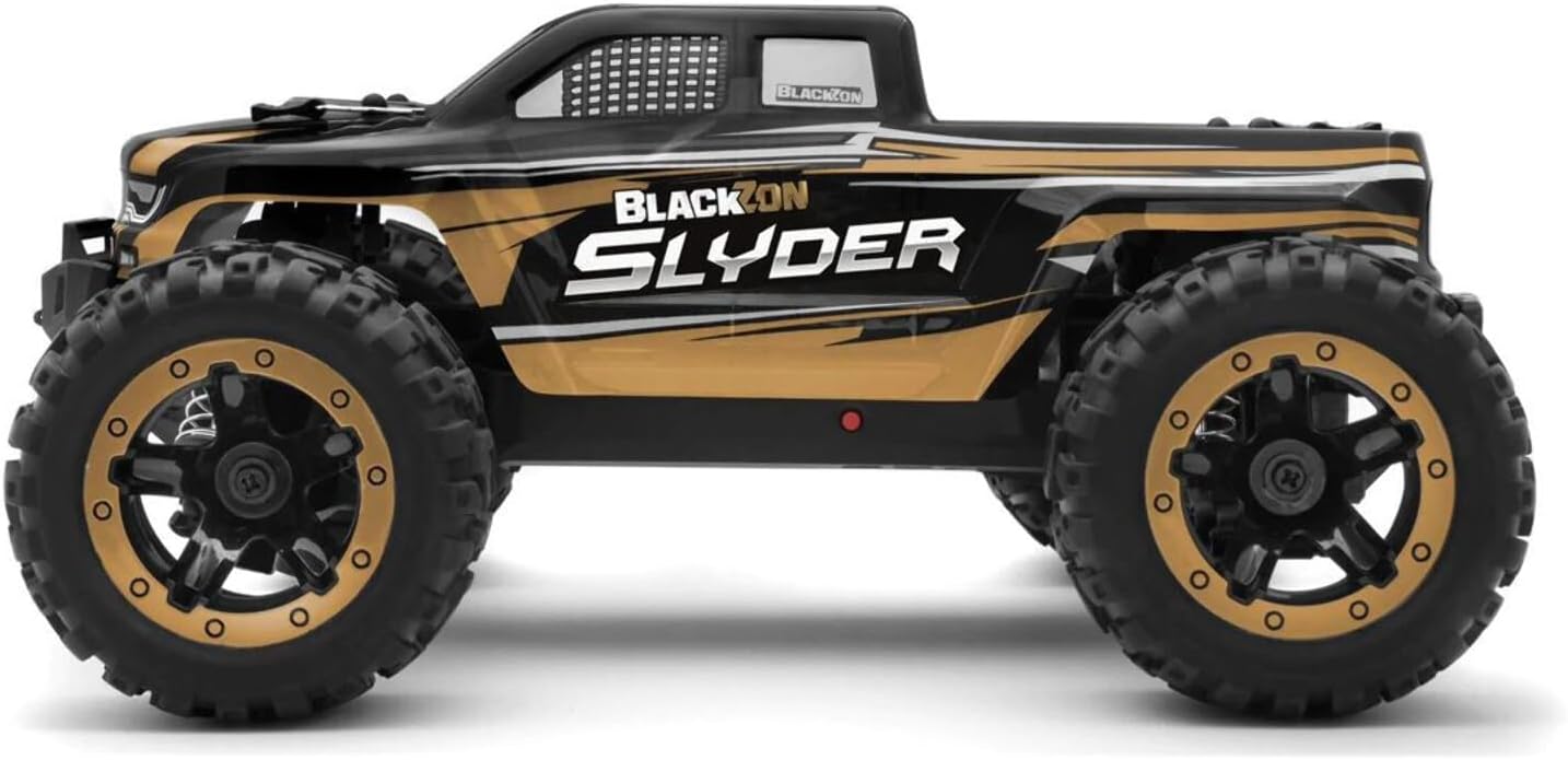 BLACKZON - Slyder MT 1/16 4WD Electric Monster Truck - Gold (540101
