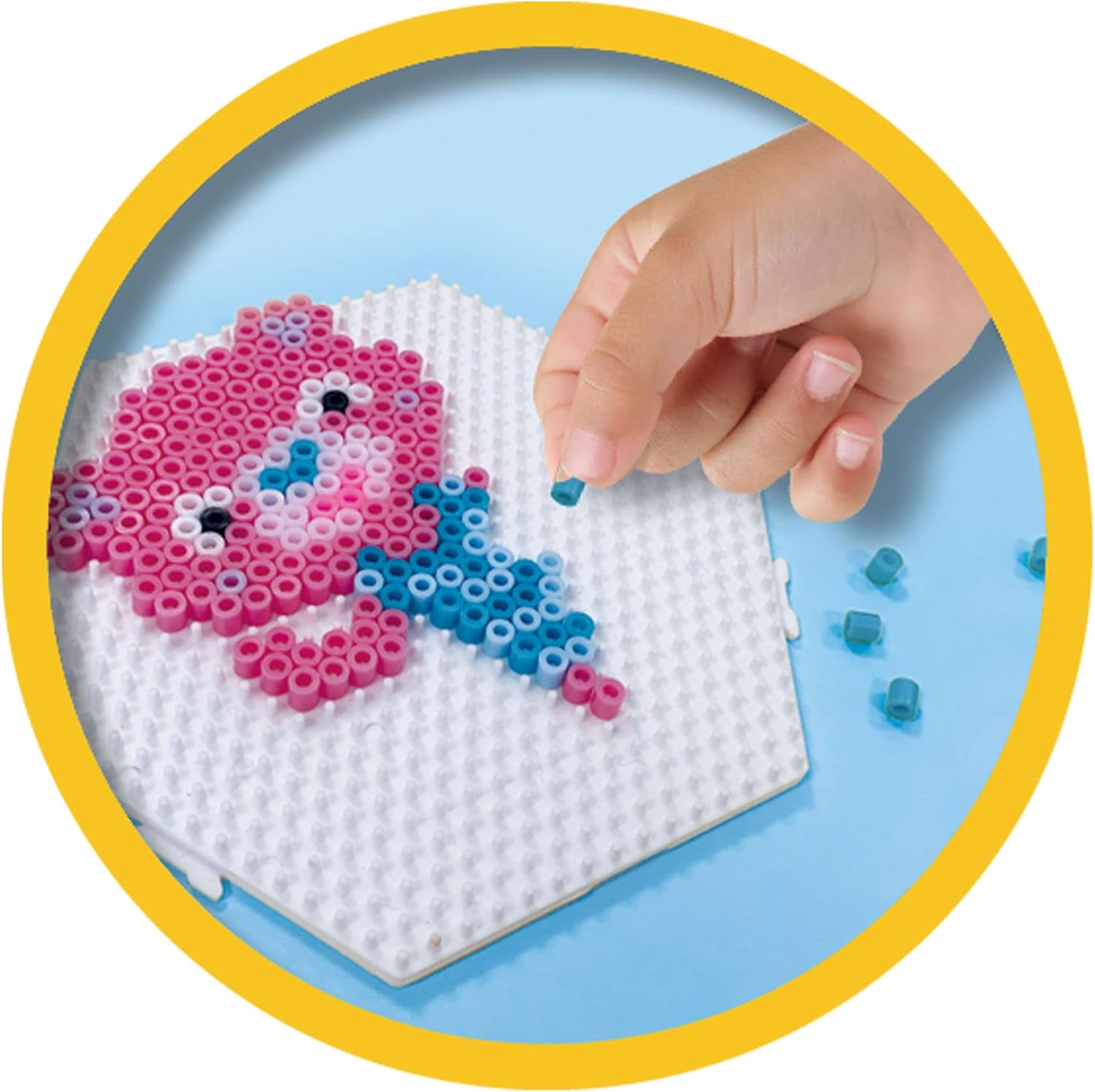 SES Creative 06077 Iron on Beads-Ballerina Animals, Multiple