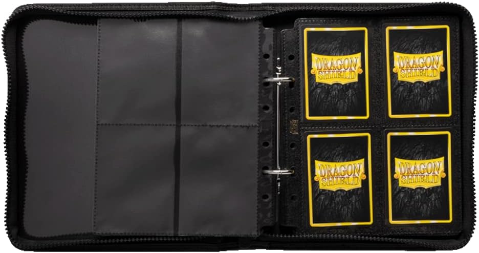 Dragon Shield Card Codex – Card Codex Zipster Small: Iron Grey - MTG Card Sleeves are Smooth & Tough - Compatible with Pokemon & Magic The Gathering Cards