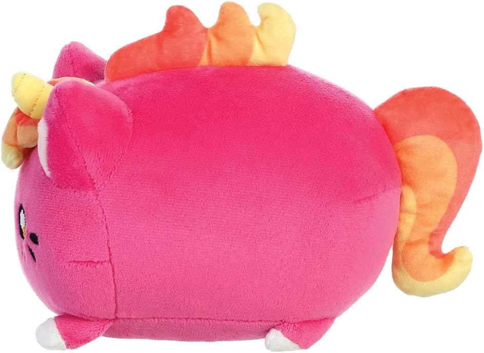 AURORA, 14288, Tasty Peach Berry Sunset Meowchi, 7In, Eco-friendly soft toy, Pink