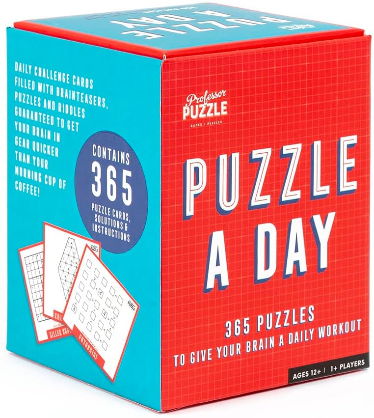 Brain Training - The Daily Cranium IQ Quiz - 365 Daily Brain Teaser Puzzles & Riddles by Professor Puzzle.