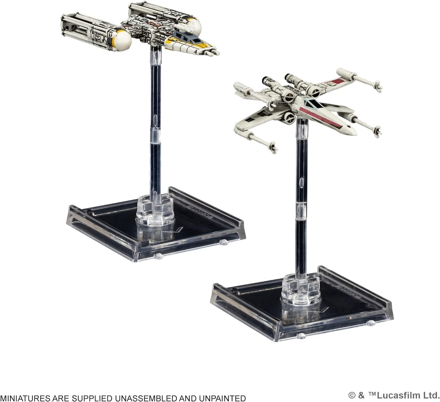 Atomic Mass Games |Star Wars X-Wing: Rebel Alliance Squadron Starter Pack | Tabletop Miniatures Game | Ages 14+ | 2 Players | 90 Minutes Playing Time
