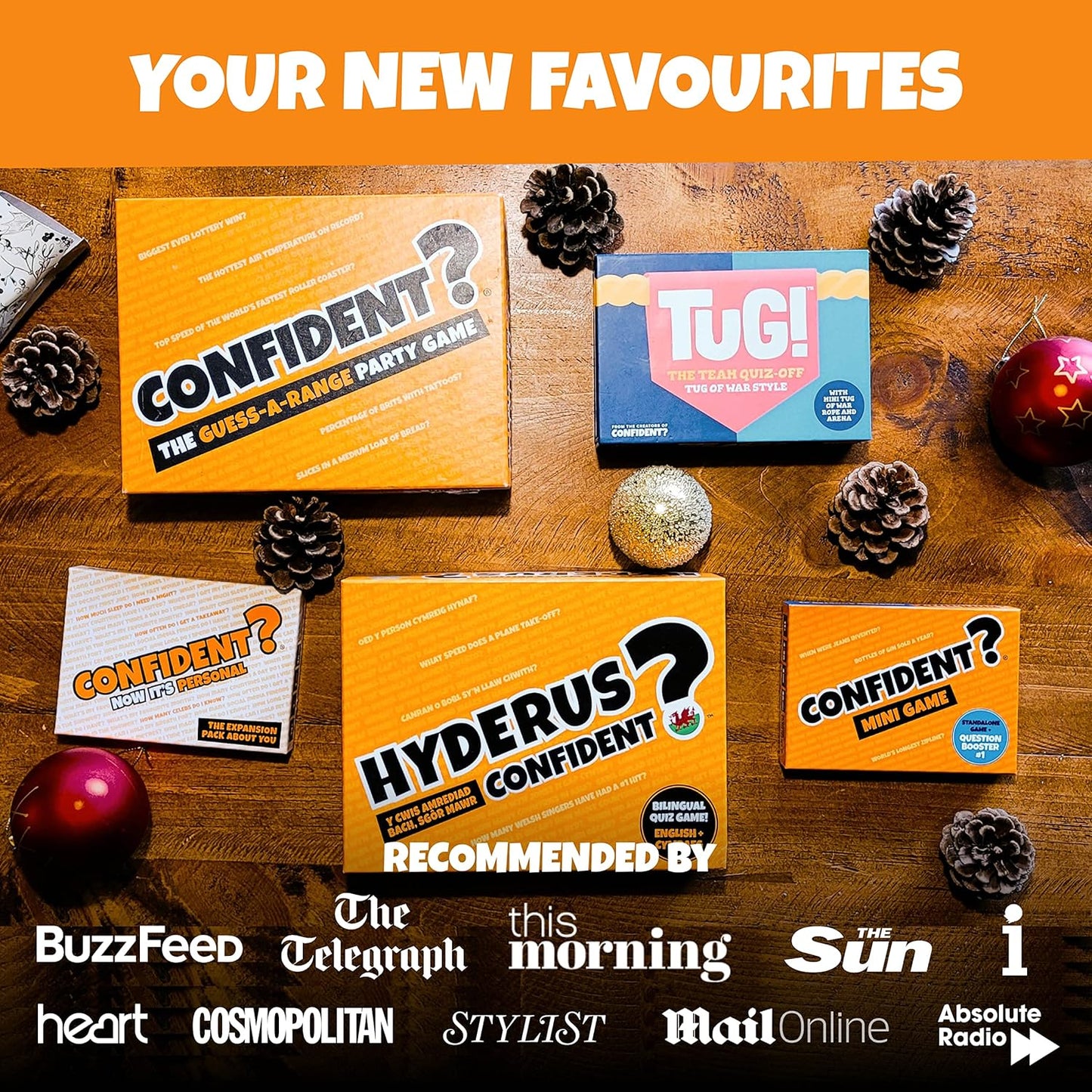 CONFIDENT? Wales Edition - Smash Hit Family Quiz Game about Wales - Perfect Welsh Gift - Wales Edition of Award-Winning Family Game
