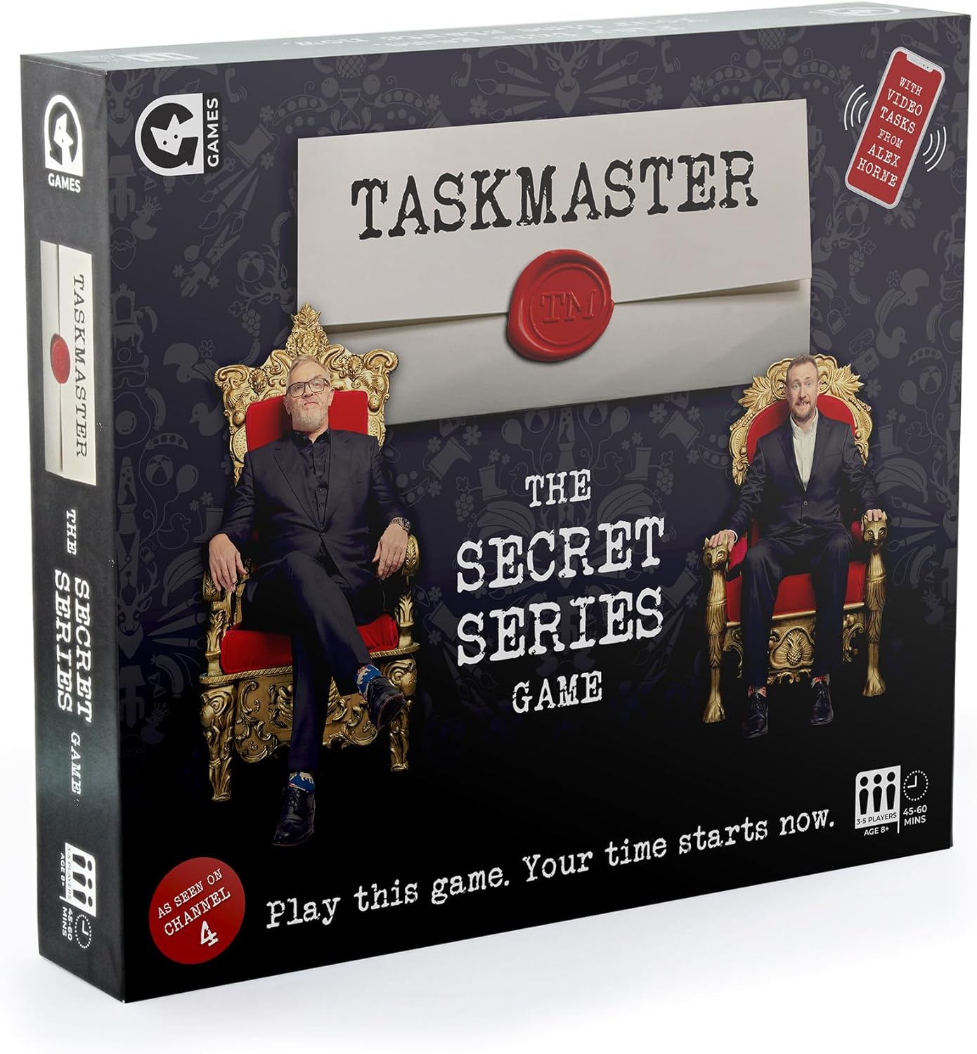Ginger Fox Taskmaster Secret Series Board Game
