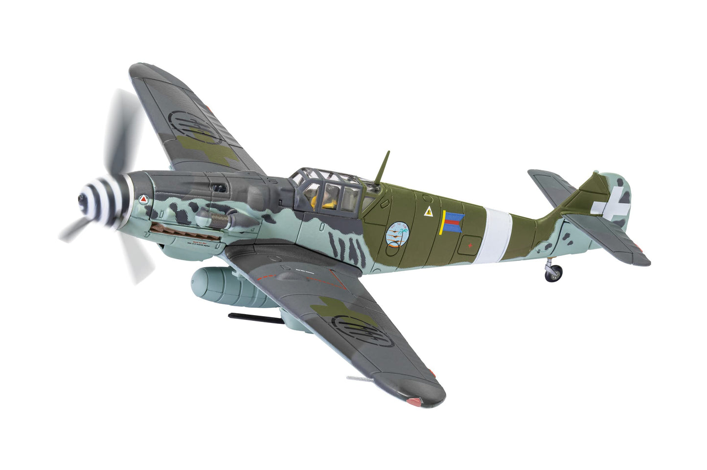 Corgi - Aviation AA27112 Messerschmitt Me109G-6 (Trop), Maggiore Antonio Vizzotto, Regia Aeronautica, 150 Gruppo, Sicily, July 1943