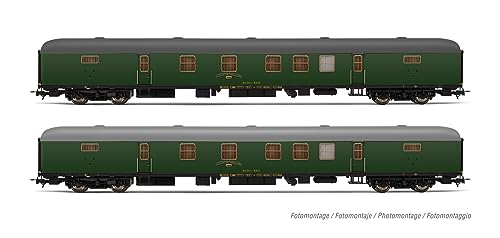 Renfe 2-Unit Set Dgdc-3000 Postal Van Olive Green Livery