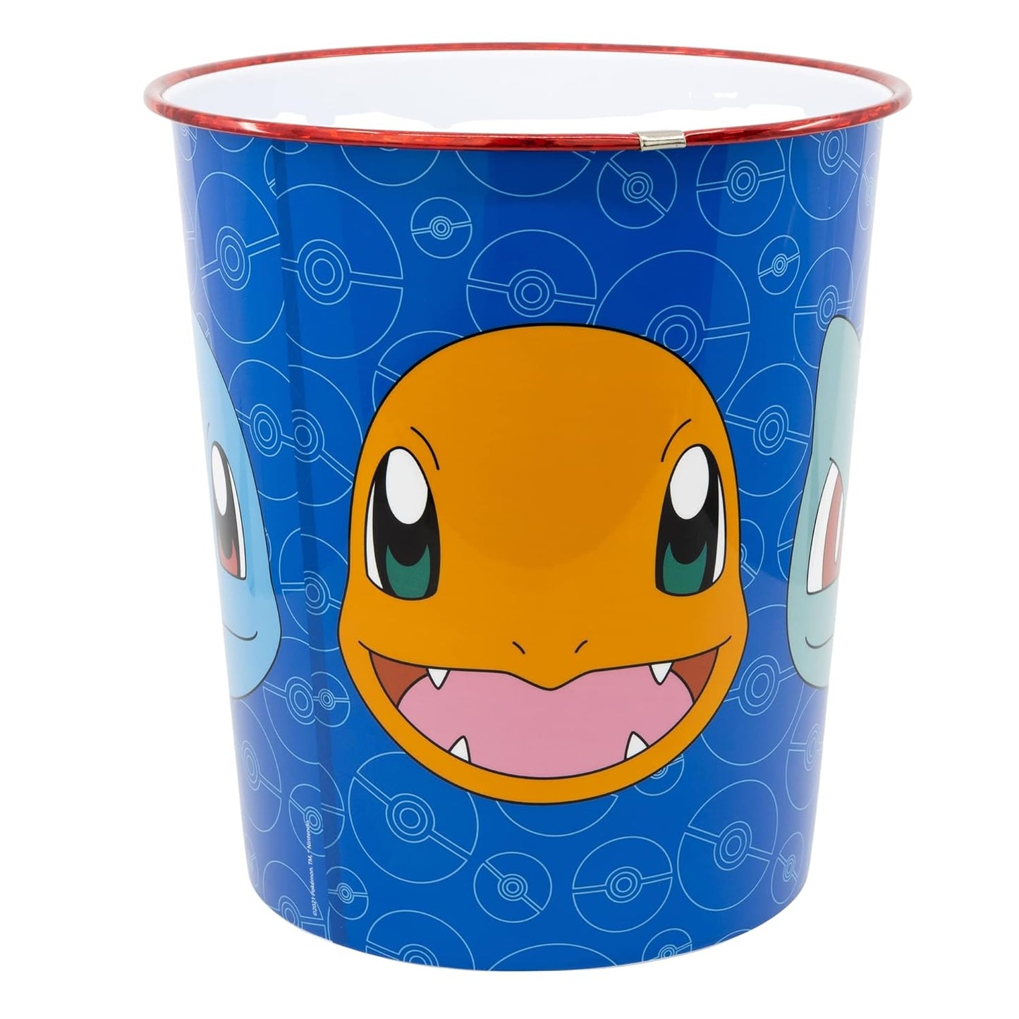 Stor Pokemon Waste Bin, Trash Can, Paper Bin, For Kids, Bedroom, Playroom, Office, 22.5cm x 21cm x 21cm characters