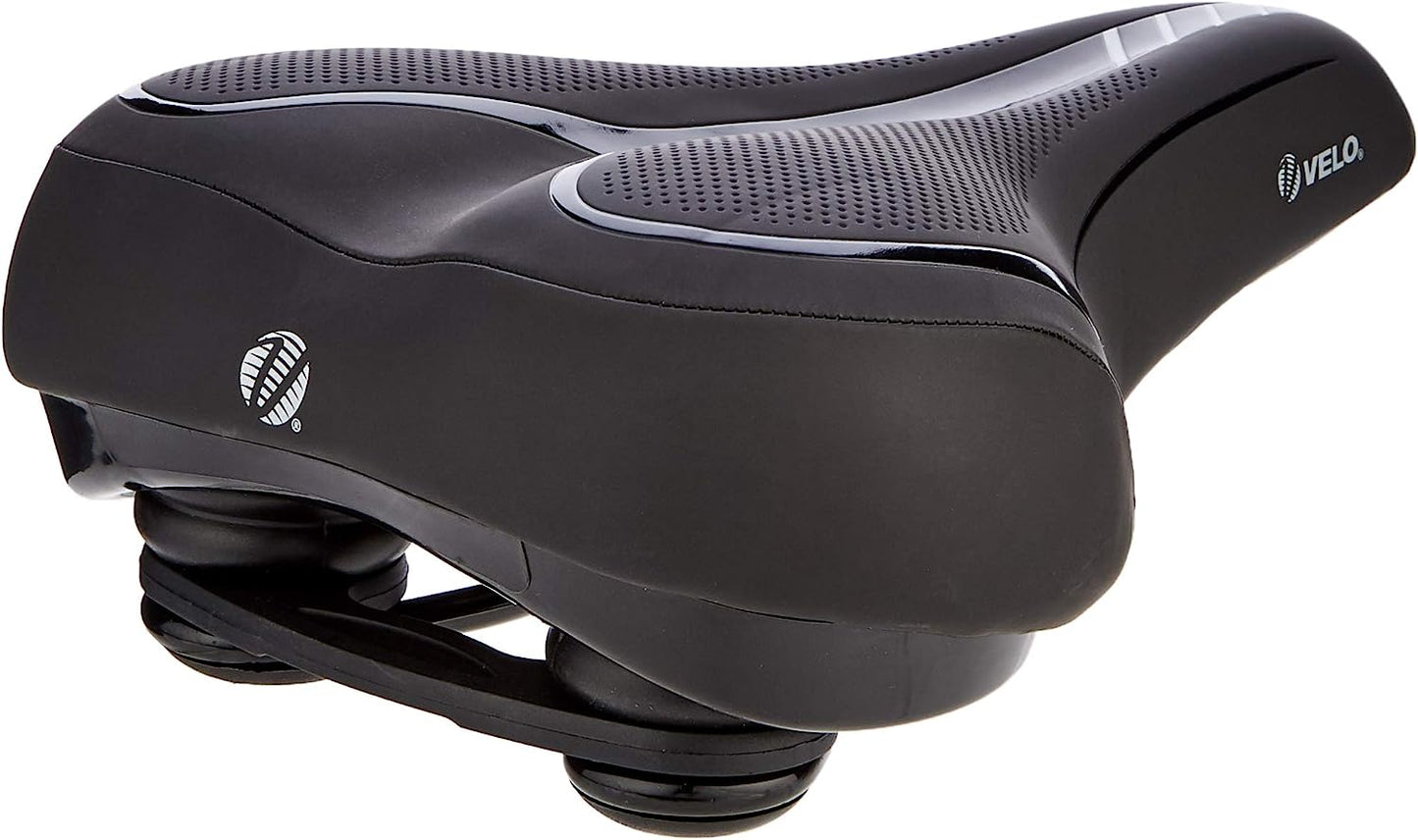 VELO Unisex Adult Fit Traveller Saddle For Bicycle M Black